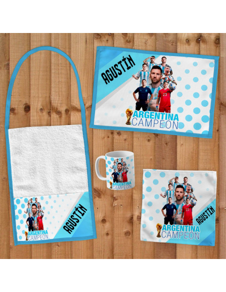 Pack Jardin - Argentina Campeón pack 5