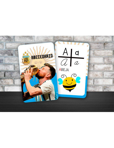 TABLA DE MULTIPLICAR Y ABECEDARIO ARGENTINA CAMPEON