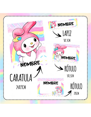 ETIQUETAS ESCOLARES PACK 8