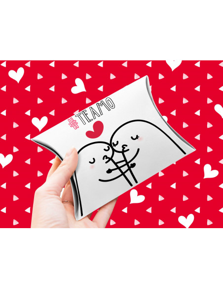 CAJA ALMOHADA SAN VALENTIN FLORK