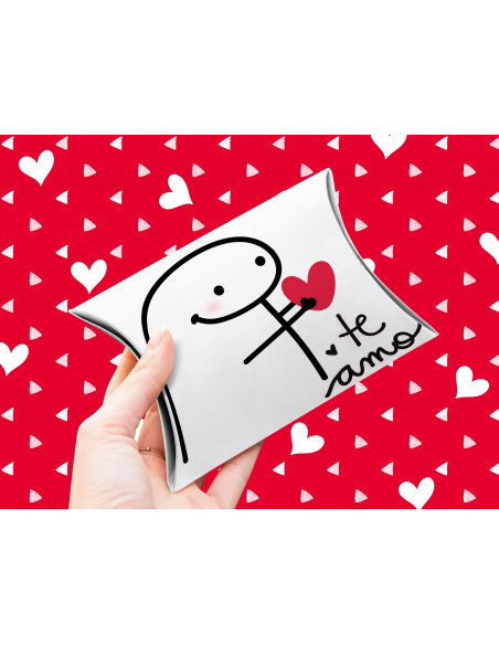 CAJA ALMOHADA SAN VALENTIN FLORK