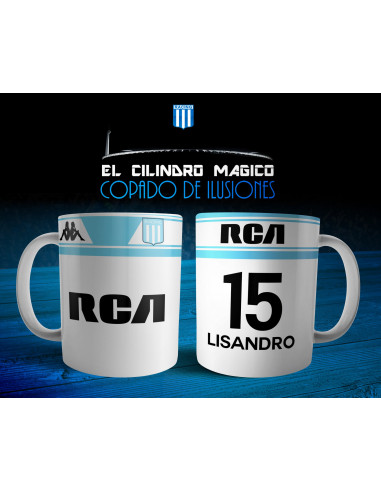TAZA CAMISETA RACING