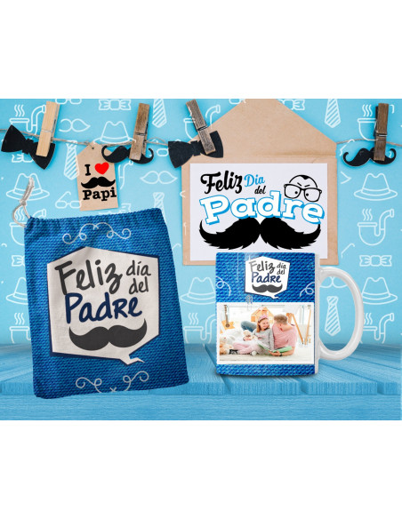 DIA DEL PADRE BOLSAS + TAZA FOTO