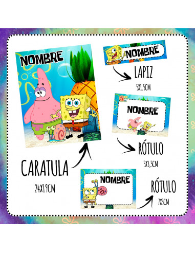 ETIQUETAS ESCOLARES PACK 9