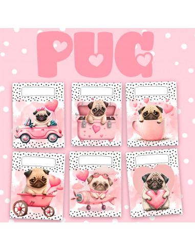 CARATULAS PERRITOS PUG
