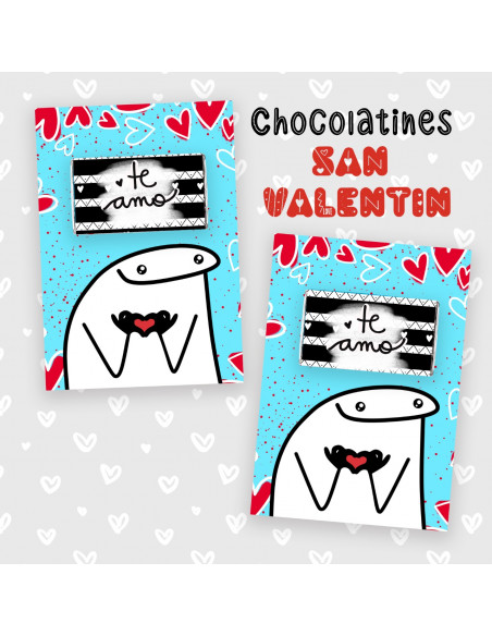 Chocolatines san Valentín flork