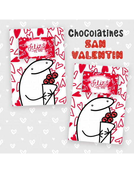 Chocolatines san Valentín flork