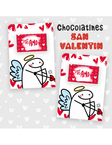 Chocolatines san Valentín flork