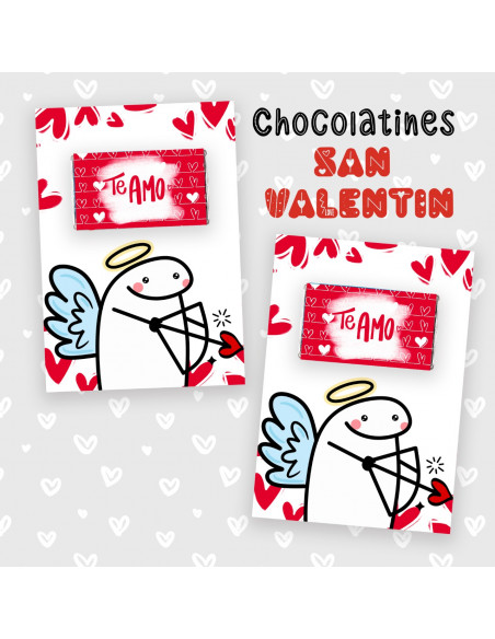 Chocolatines san Valentín flork