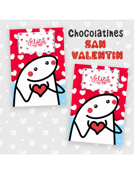 Chocolatines san Valentín flork
