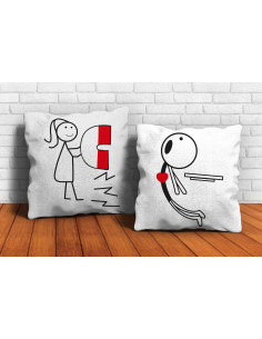 ALMOHADONES PAREJA DIBUJITOS