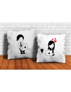 ALMOHADONES PAREJA DIBUJITOS 2