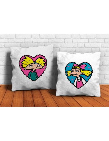 ALMOHADONES PAREJA DIBUJITOS