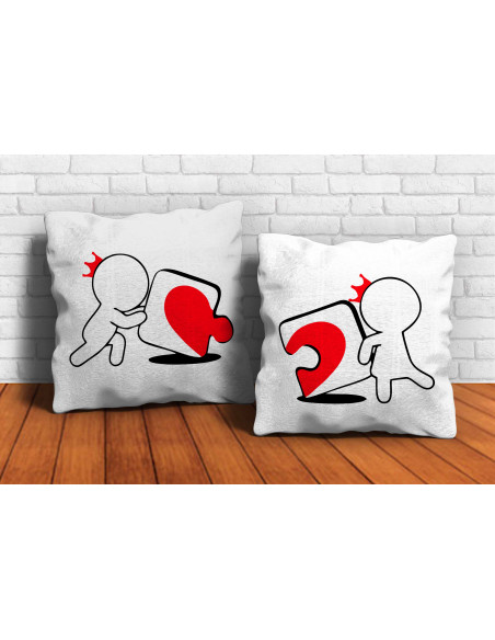 ALMOHADONES PAREJA DIBUJITOS