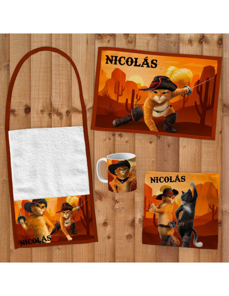 Pack Jardin - Gato con botas