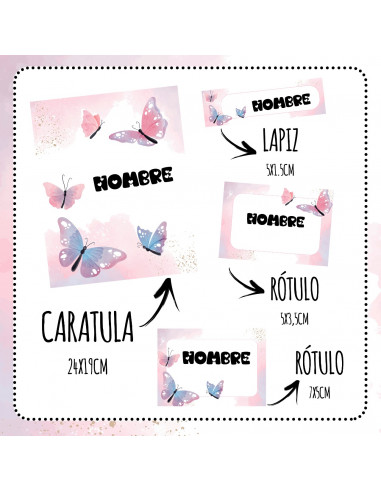 ETIQUETAS ESCOLARES PACK 10