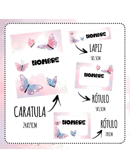 ETIQUETAS ESCOLARES PACK 10