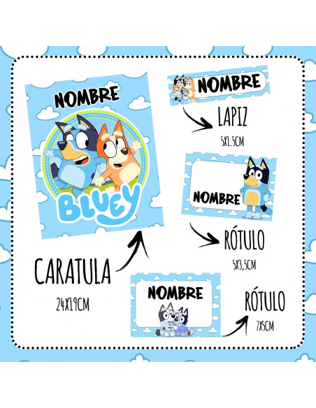 ETIQUETAS ESCOLARES PACK 10
