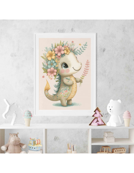Cuadros animalitos florales