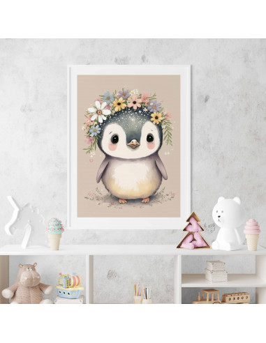 Cuadros animalitos florales