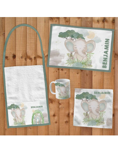 Pack Jardin - elefante verde