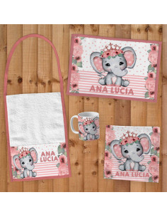 Pack Jardin - elefante rosa