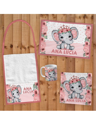 Pack Jardin - elefante rosa