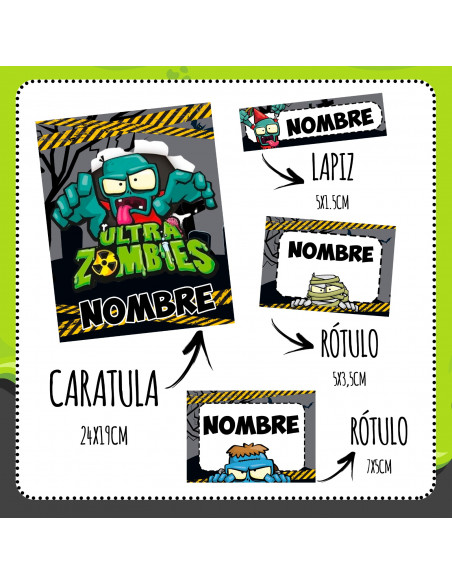 ETIQUETAS ESCOLARES PACK 11