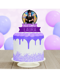 Topper Torta Merlina 1