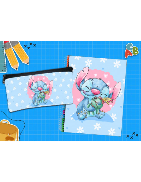 CARTUCHERA + TAPA CUADERNO PACK 3