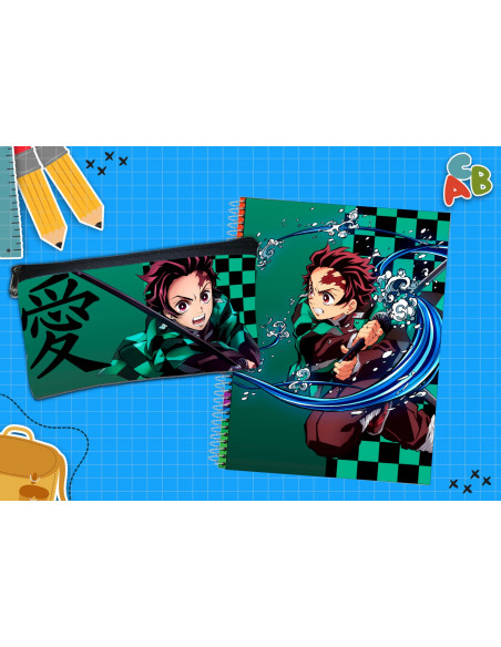 CARTUCHERA + TAPA CUADERNO PACK 3