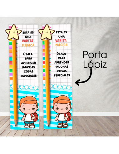 Porta lápiz vuelta al cole