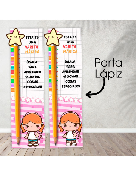 Porta lápiz vuelta al cole