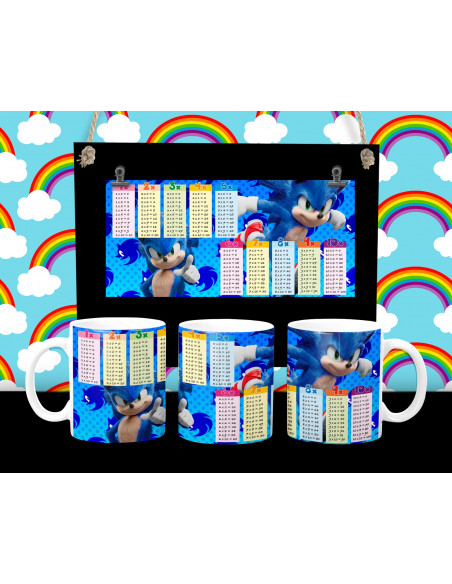 Taza Abecedario y Tabla de multiplicar