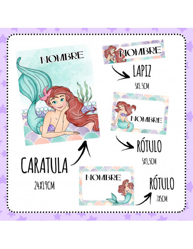 ETIQUETAS ESCOLARES PACK 12