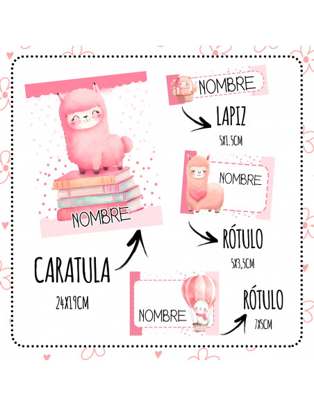 ETIQUETAS ESCOLARES PACK 12