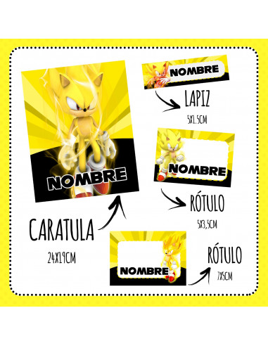 ETIQUETAS ESCOLARES PACK 12