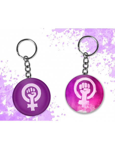 Llaveros 8 Marzo Mujeres