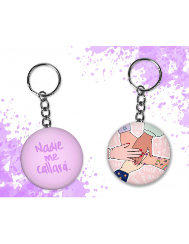 Llaveros 8 Marzo Mujeres