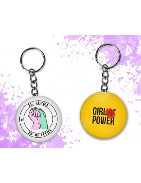 Llaveros 8 Marzo Mujeres