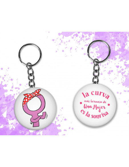 Llaveros 8 Marzo Mujeres