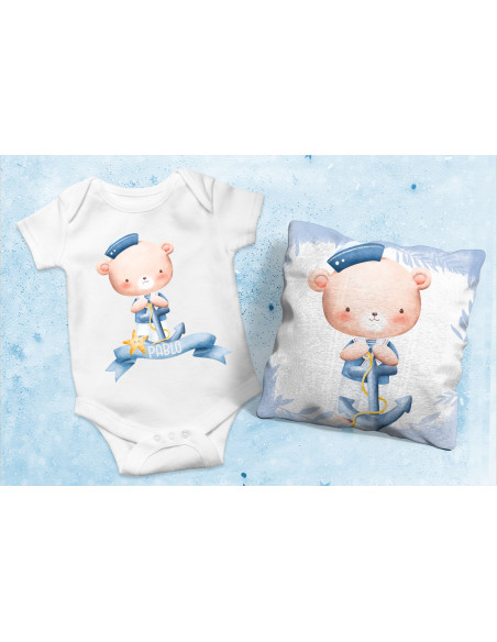 Body Almohadón osito náutico