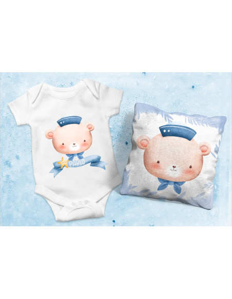 Body Almohadón osito náutico