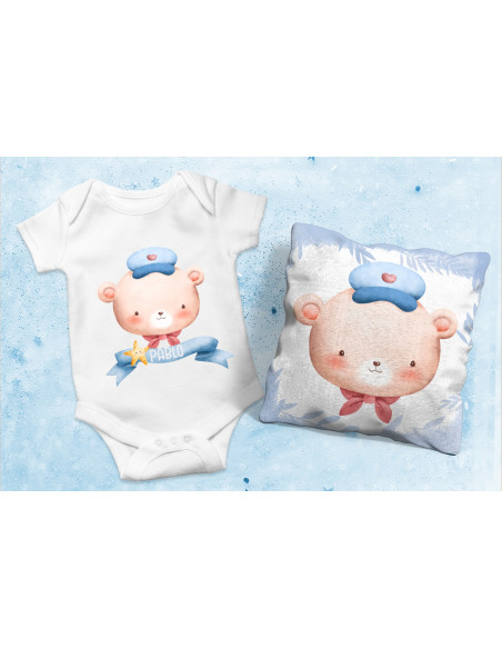 Body Almohadón osito náutico