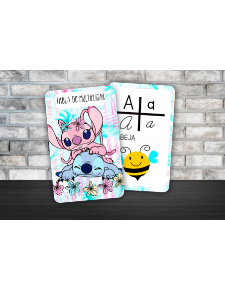 TABLA DE MULTIPLICAR Y ABECEDARIO PACK 8