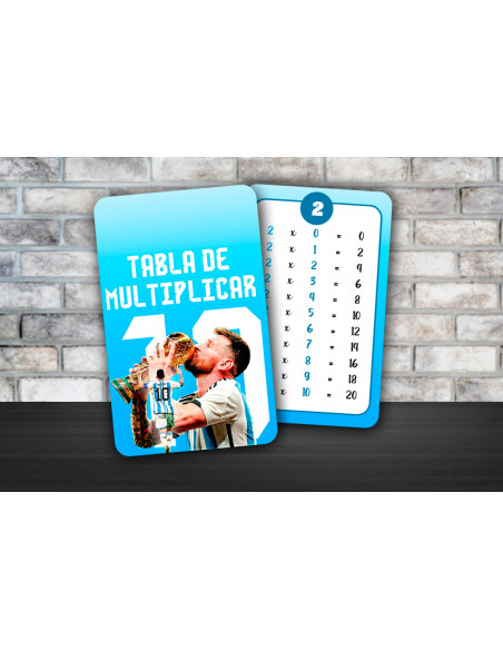 TABLA DE MULTIPLICAR Y ABECEDARIO PACK 9