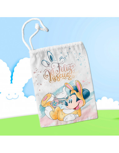 TAZA +BOLSITAS PASCUA MICKEY MINNIE