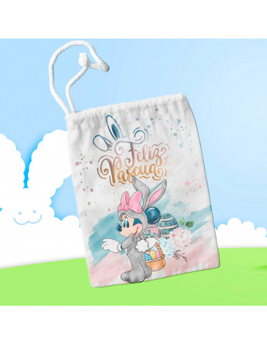 TAZA +BOLSITAS PASCUA MICKEY MINNIE