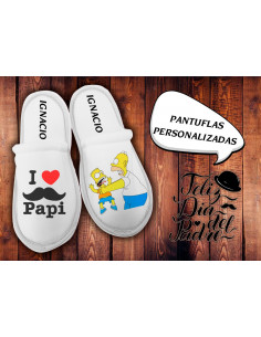 PANTUFLAS DIA DEL PADRE