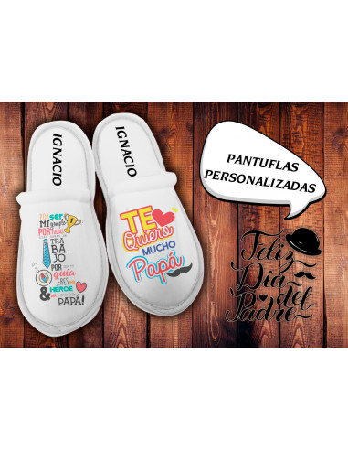 PANTUFLAS DIA DEL PADRE